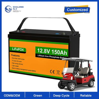 China LiFePO4 Lithium Battery OEM ODM 24V 48V 72V 100AH 200AH 300AH 400AH Golf Cart Lithium-ion Rechargeable Forklift Battery for sale