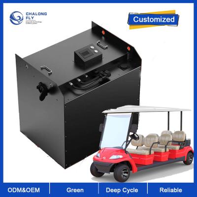 China LiFePO4 Batería de litio Golf Cart OEM ODM 48V 72V 300V 600V 180AH 400AH Batería de litio para carretillas eléctricas en venta