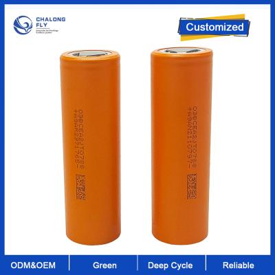 China Célula de batería larga de la célula de batería del ciclo 3C Rate Lithium 21700 de la batería de litio LiFePO4 4000mAh 5000mAh 3.7V 5AH en venta