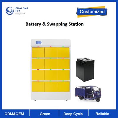 중국 스테이션 모듈 Ev 스쿠터 오토바이 에아이크를 교환하는 CLF 공공 충전 내각 태양 전지 판매용