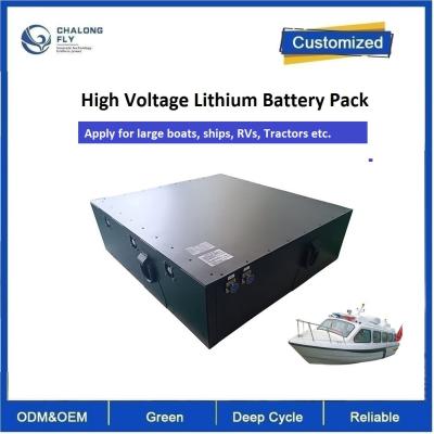 China LiFePO4 Elektroboot Schiff Traktor Lithiumbatteriepackungen Prismatische Lithium-Ionen LFP IP67 320V 80AH 100AH 200AH zu verkaufen