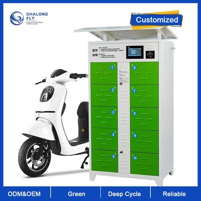 Cina LiFePO4 Batteria al litio Motociclo Sostituzione della stazione di batteria Soluzione di scambio di energia all'aperto in vendita