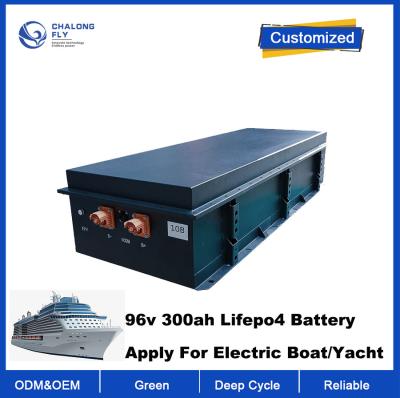 China OEM ODM LiFePO4 Lithiumbatterie für Elektroboote Marine EV Batteriepaket 96v 300ah Lifepo4 Batterie für Elektroboote / Yachten zu verkaufen