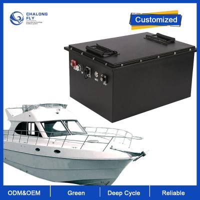 China LiFePO4 Lithiumbatterie wiederaufladbar 48V 96V 307.2V 50AH 100AH 200AH Für Marine / Boot / Yacht zu verkaufen