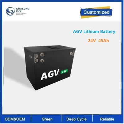 Chine CLF OEM ODM 24V 45Ah chariot élévateur électrique AGV RGV Power Lifepo4 batterie au lithium OEM 24V 48V 100Ah 200Ah 300Ah 50Ah à vendre