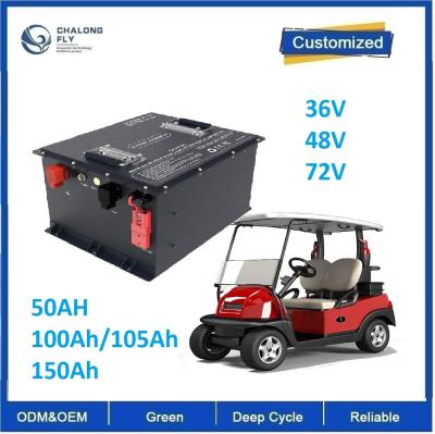 China CLF OEM 36V 48V 72V 50Ah 100AH Golfkarren Lithium-Ionen-Batterien Natrium-Ionen-Batterie 50ah 100ah 105ah 150ah Lifepo4 zu verkaufen