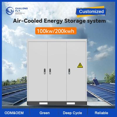 중국 CLF 산업용 에너지 저장 시스템 100kwh 200kwh 하이브리드 컨테이너 베스 태양 전지 공기 냉각 에너지 저장 시스템 판매용