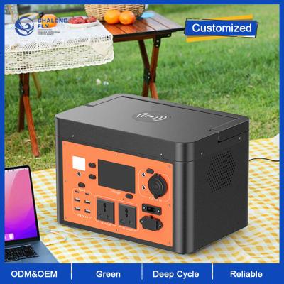 China CLF Portable Solar Generator 600w Power Station  Customizable OEM For Outdoor Energy Storage Power Vending Machine for sale