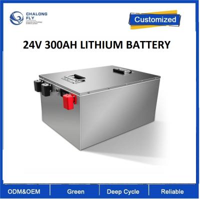 China IP65 Lithium-Eisenphosphat-Batterie für Marine Yacht RV 24V300ah Lithium-Batterie mit großer Kapazität zu verkaufen