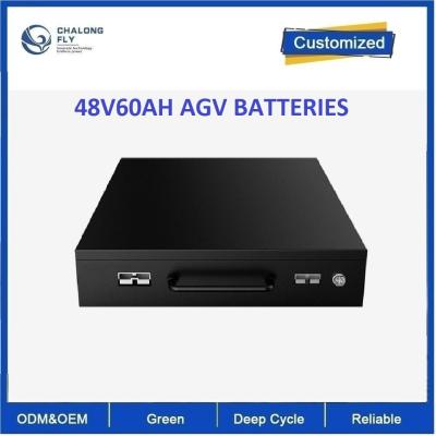 中国 CLF 電動フォークリフト AGV キャリヤー LiFepo4 EV リチウム電池パック OEM ODM 24V 48V 60Ah RS485通信 販売のため