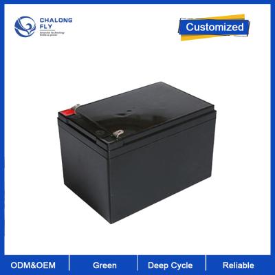 Chine Batterie électrique profonde de moto de batterie au lithium du certificat lifepo4 de la CE de batterie solaire du cycle 12V 12Ah AGM de phosphate à vendre