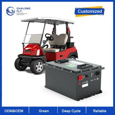 China CLF Batería de litio de alto rendimiento de 72V para carrito de golf Batería con Bluetooth de 72 voltios Lifepo4 Batería de litio de carrito de golf en venta