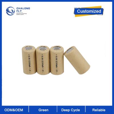 China CLF OEM 3000mAh Hidruro de metal de níquel (NiMH) Batería recargable cilíndrica 1.2V Juguetes médicos SC 7.2V Certificado MSDS en venta