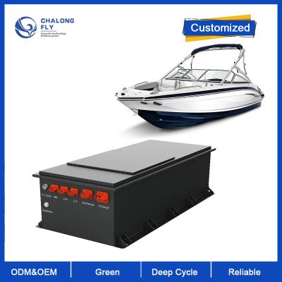 Cina CLF LiFePO4 batteria al litio OEM ODM 12V 72V 96V 100AH 200AH batteria agli ioni di litio Lifepo4 per soluzioni energetiche marine in vendita