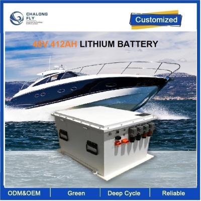 China CLF LiFePO4 Lithiumbatterie OEM ODM 48V 412AH Lithium-Ionen Lifepo4 Batteriepaket für Marinebootmotor zu verkaufen