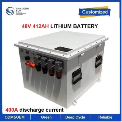 China CLF LiFePO4 Lithiumbatterie OEM ODM 48V 412AH Lithium-Ionen Lifepo4 Batteriepaket für Marinebootmotor zu verkaufen