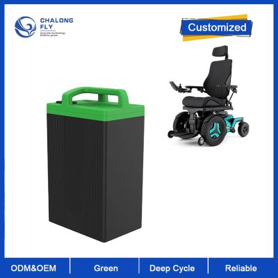 Cina CLF LiFePO4 batteria al litio OEM ODM 12V 24V 36V sedia a rotelle elettrica 12AH 24AH 30AH 60AH 80AH LiFePO4 batteria al litio scooter elettrico in vendita