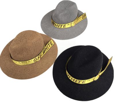 China Custom Girls Character Boys Cool Polyester Bandage On Ribbon Logo Summer Silk Hat for sale