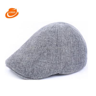 China Wholesale Striped Retro Striped Beret Caps Custom Embroidery Beret Advance Hat Hunting Hat for sale