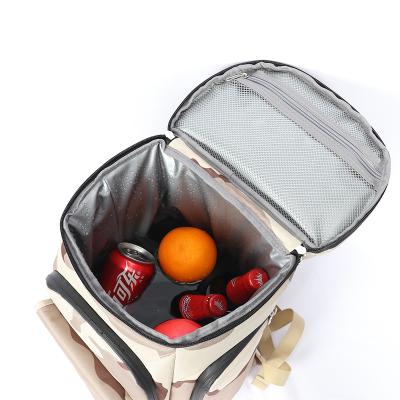 China Waterproof Insulated Cooler Bag Large Capacity Cooler Backpack Travel Beach Picnic Beer Wine Cooler Portable Cooler Box for sale