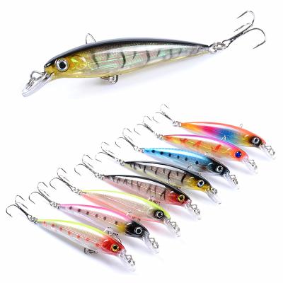 China Sea Freshwater Bionic Fish 9cm/7.3g Outdoor Plastic Small With Mouth Plastic Bait Artificial Lure Fishing Set for sale