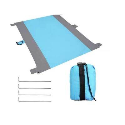 China Outdoor Beach Outdoor Nylon Mat Fabric Parachute Super Light Over Rated Waterproof Picnic Mat Outdoor Camping for sale