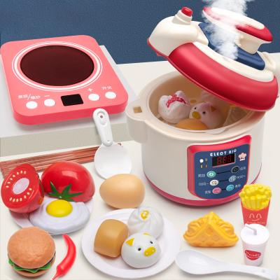 China Cooking Game Toys Educational Kids Toy Girls Boy Cooking Pretend Play Kitchen Toys Sets Plastic DIY Kitchen Toys Sets for sale