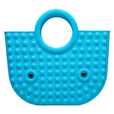 China wholesale noise reliever shopping bag multi color fidgety person toys blue white fidgety person toy for sale