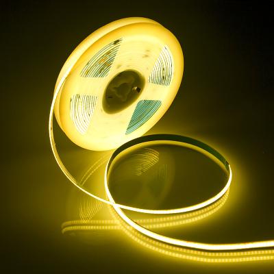 China Theme Park 5mm COB Dtrips 600mm COB LED Strip Light Color 12v COB LED Warm Cold White Strip for sale