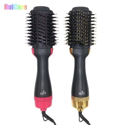 China Hotel New 3 in 1 One Step Ionic Straightening Hair Dryer Brush One Step Brush Electric Blowing Hair Dryer Straightener for sale