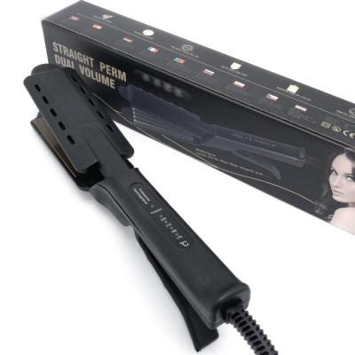 China Professional Hair Straightener Wet Dry Dual Function Fast Heating Steamer Straightening Flat Iron Flat Hair Straightener for sale