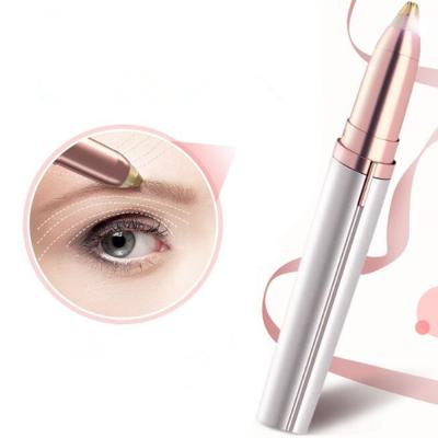 China Portable Hot Selling Mini Portable Electric Eyebrow Trimmer Hair Eyebrow Hair Remover Epilator Painless Facial Woman for sale