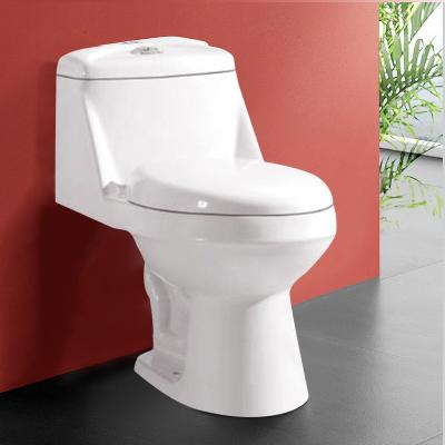 China Reputation Good Easy Cleaning American Toilet One Piece Cheap Washdown Toilets With Instant Water OnepiceToilet WC Bowl for sale