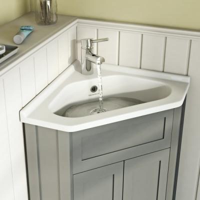 China Wash Basin Bathroom Ware Bathroom Ware Cabinet Wash Basin Easy Clean Ceramic Sink Corner Sanitary Sink for sale