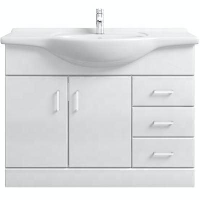 China China Manufacturer Beauty Bathroom Cabinet Bathroom Sink Bathroom Cabinet Modern Basin Vanity Cabinet Ceramic White for sale