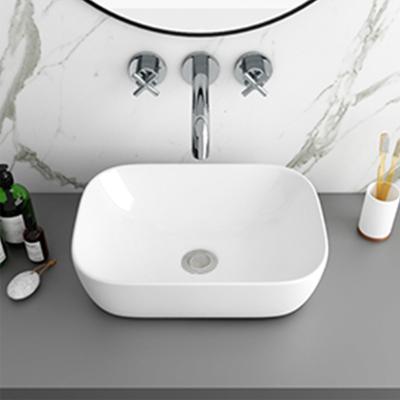 China Good Prices Art Square Shape Easy Clean Cheap Custom Artistic Ceramic Basin Basin For Vanity Basin Set for sale