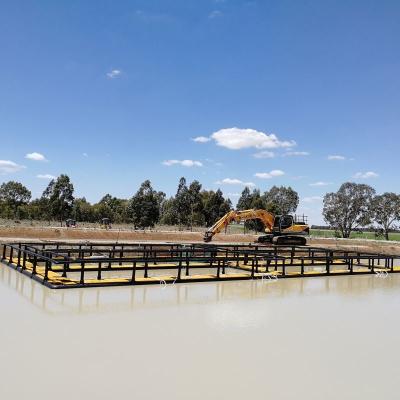 China HDPE square tilapia fish floating aquaculture farming cage floating aquaculture cage à venda