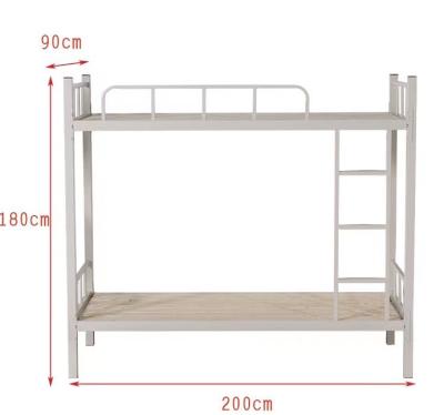 China White Adjustable Fashion Iron Single Bed Lightweight Metal Bed (Other) Student Bed for sale