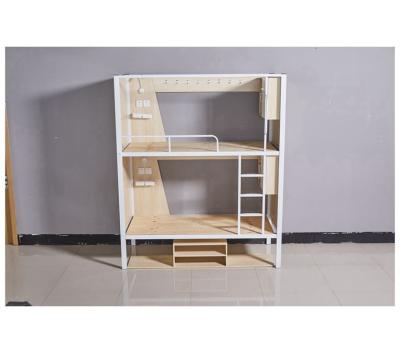 China Bookcase headboard factory manufacturing storage small apartment bedroom furniture bunk beds children double for sale