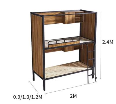 China Latest Iron 2021 Extendable Frame Bunk Bed Stylish Atmospheric Bed Can Be Customized Bed for sale