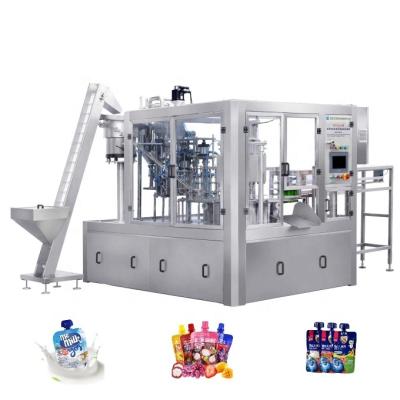 China Food Stand Up Pouch Filling Machine For Jelly Honey Water Puree Sauce for sale