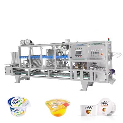 China Automatic Plastic Juice Sealing Cup Machine Food Jelly Filling and Sealing Sealing Machine for sale