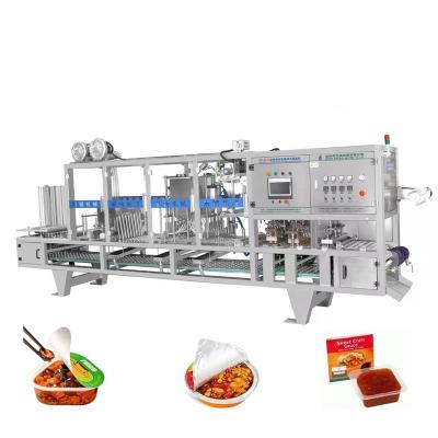 China Food Factory Price Automatic Filling Sealing Machine For Sweet Cup Chili Sauce Pepper Sauce Curry Paste for sale