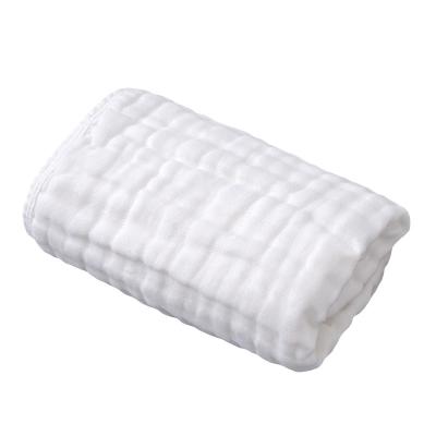 China Children Amazon 6 Layer Cotton Towel Gauze Baby Bath Towel Water Wash Foam Baby Belly Towel Large for sale