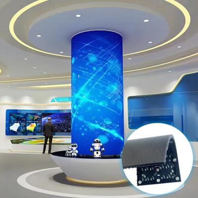 China Promotional Event Indoor Portable Creative Waterproof High Definition Flexible Indoor Led Display Screen Stage Full Color Flexible Led Screen for sale