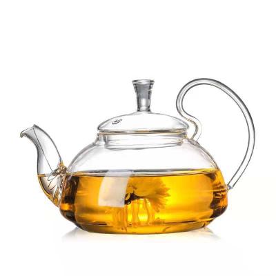 China Sustainable Glass Tea Coffee With Filter Teapots Cups Tea Infuser for sale