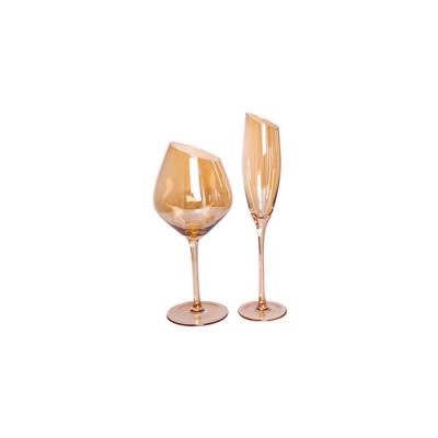 China None Stained Handmade Lead Free Crystal Glasses Champagne Glasses Tumblers for sale