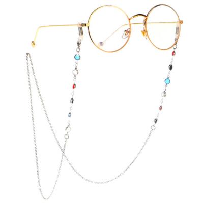 China 2019 CLASSIC Popular Glasses Chains Fashion Jewelry Handmade Glass Bead Optical Glass Accessories for sale