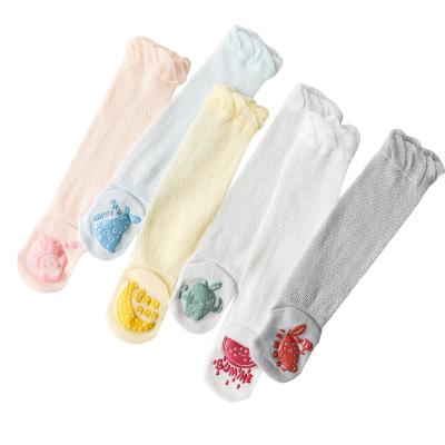 China 2022 baby sales breathable non-slip socks knee high socks baby colorful cute upper long socks 5 colors to choose for sale