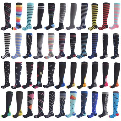 China Sale QUICK DRY Warm Knee High Stocking 20-30 mmgh Medical High Recycling Long For Running Nurse Compression Medical Sports Socks for sale